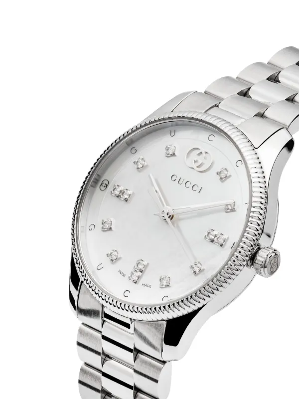 Gucci G-Timeless 29mm | White | FARFETCH JO