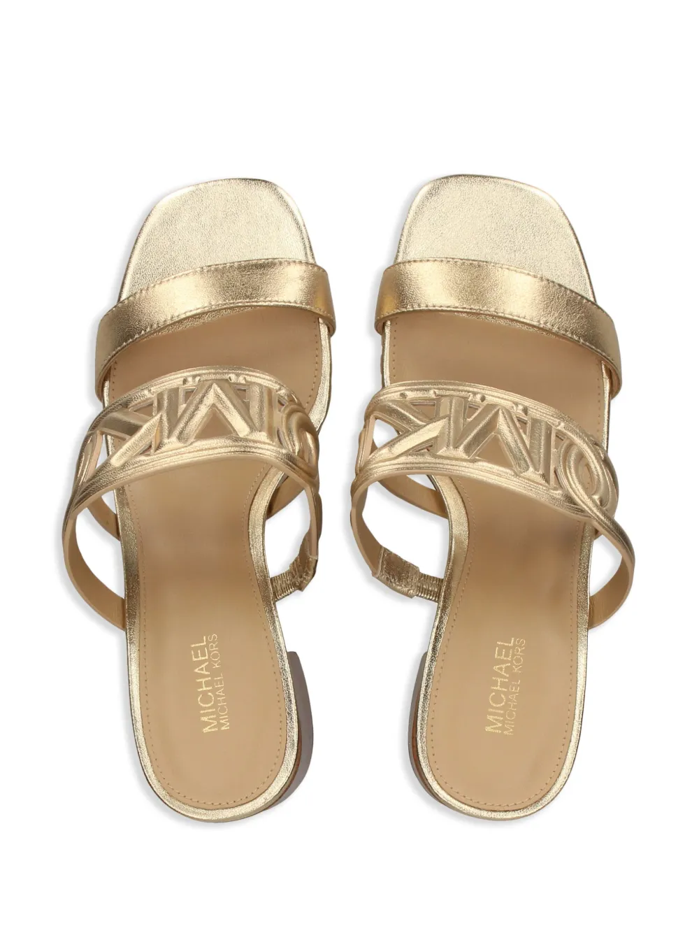 国内発送【MICHEAL KORS】ナッシュレザーミュール Nash Snake Embossed Leather Mule | Michael Kors [US]