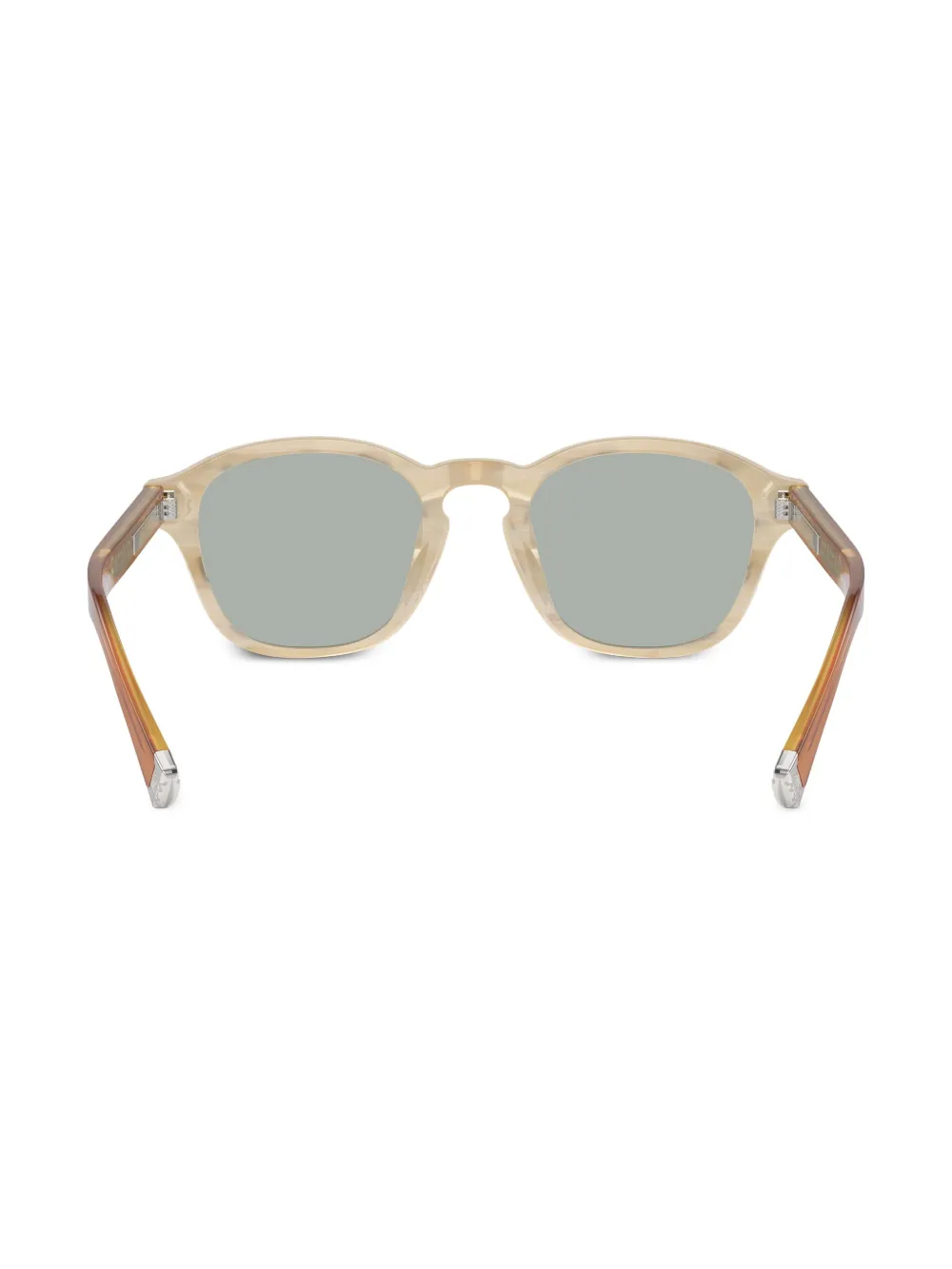 Brunello Cucinelli BC4006S zonnebril met rond montuur Bruin