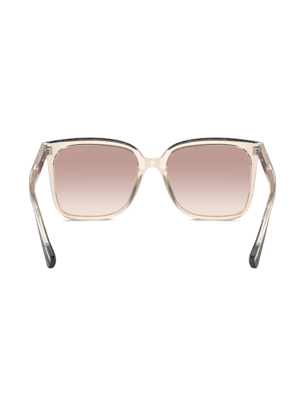 Brunello Cucinelli BC4007S zonnebril met vierkant montuur Beige
