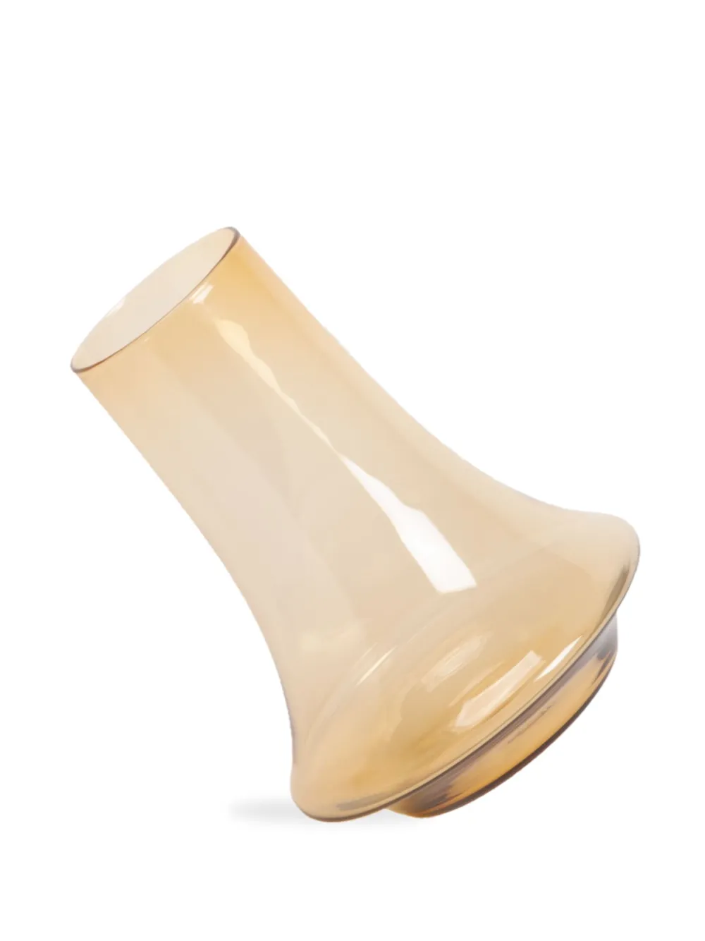Xlboom Medium Spinn Glass Vase (25cm X 20cm) In Neutrals