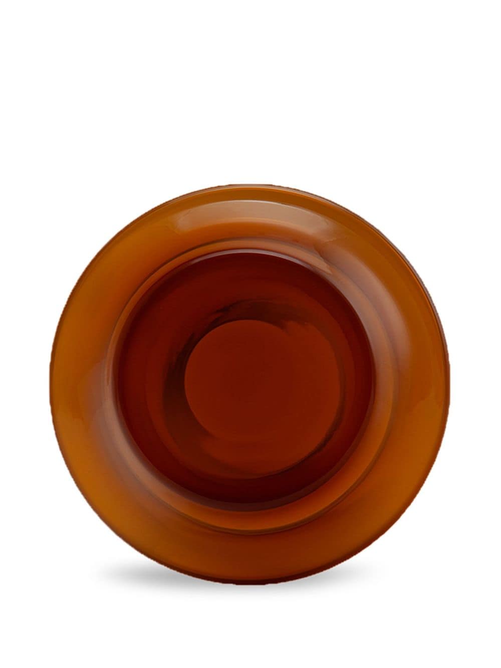 Shop Xlboom Large Spinn Glass Vase (31cm) In Brown