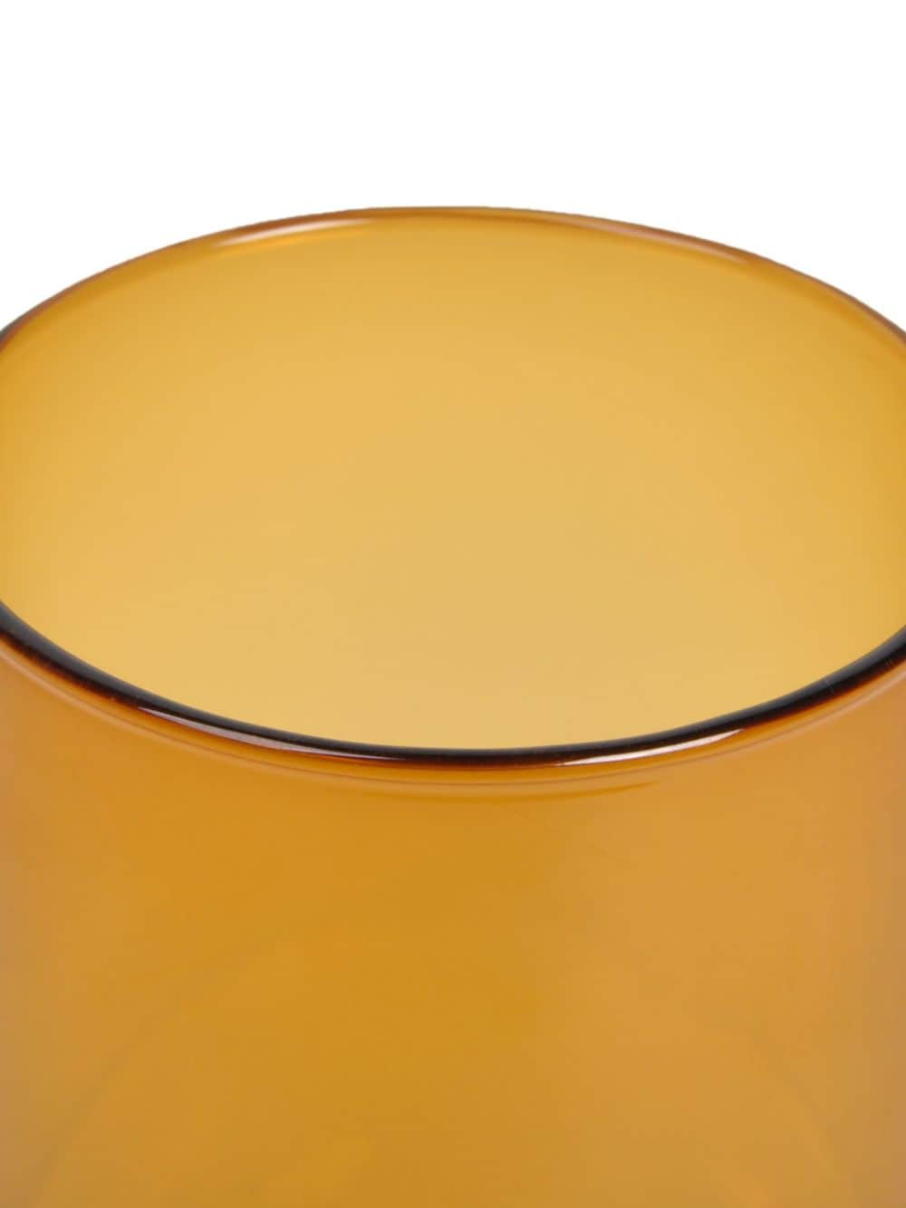 Shop Xlboom Medium Spinn Glass Vase (25cm) In Neutrals