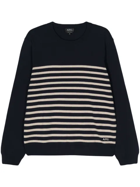 A.P.C. Matthew striped sweater Men
