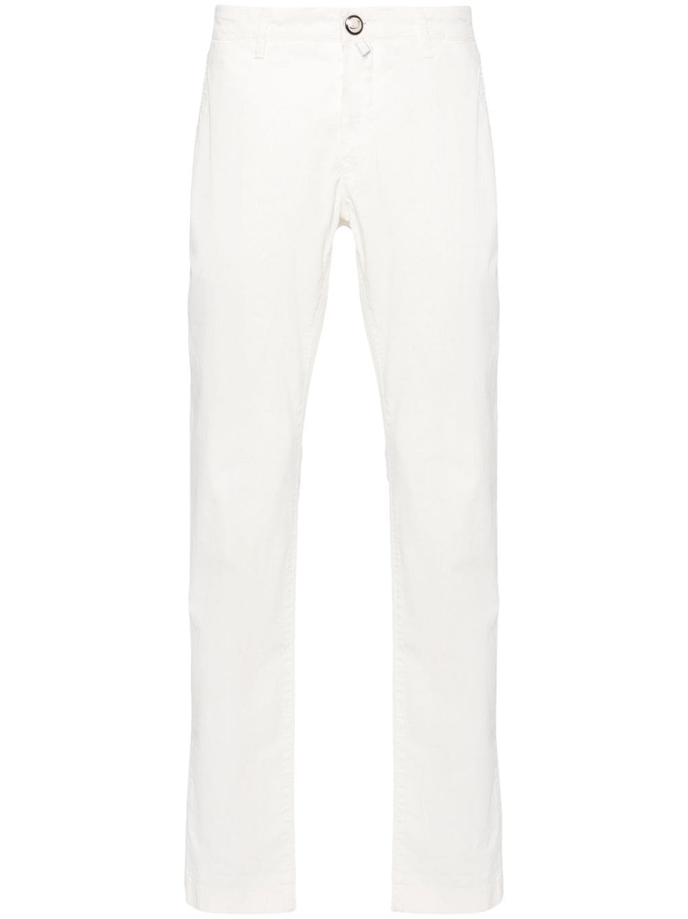 Jacob Cohen Bobby Slim-leg Chino Trousers In White