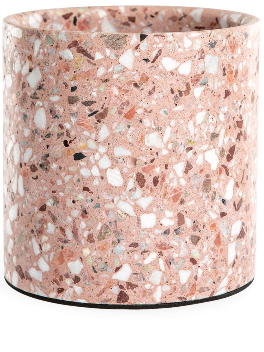 Xlboom Terrazo Granite Pot (18cm X 14cm) In Red