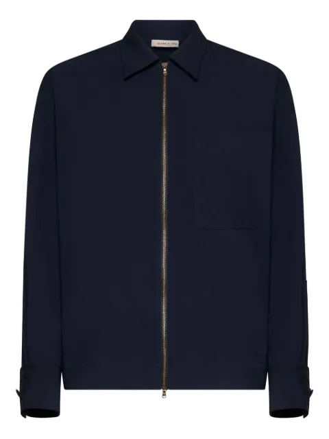 Blanca Vita veste en soie à fermeture zippée
