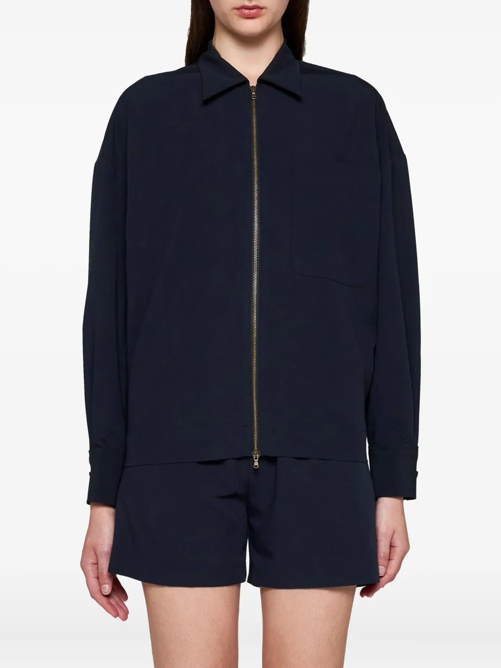 Blanca Vita Zijden jack Blauw