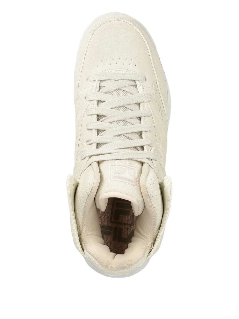 Fila High-top geperforeerde sneakers Beige