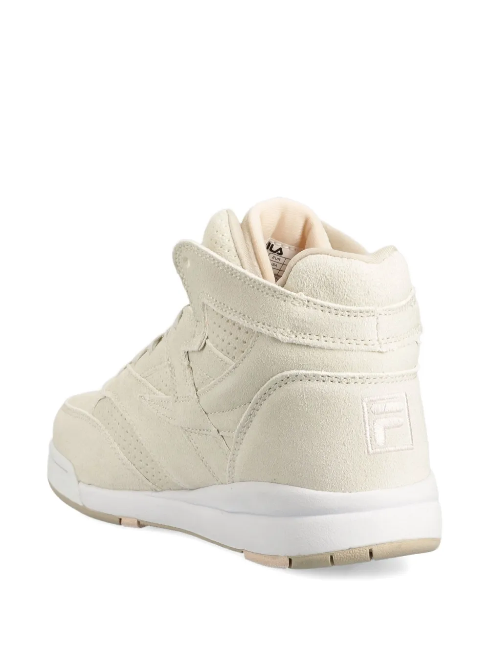 Fila High-top geperforeerde sneakers Beige