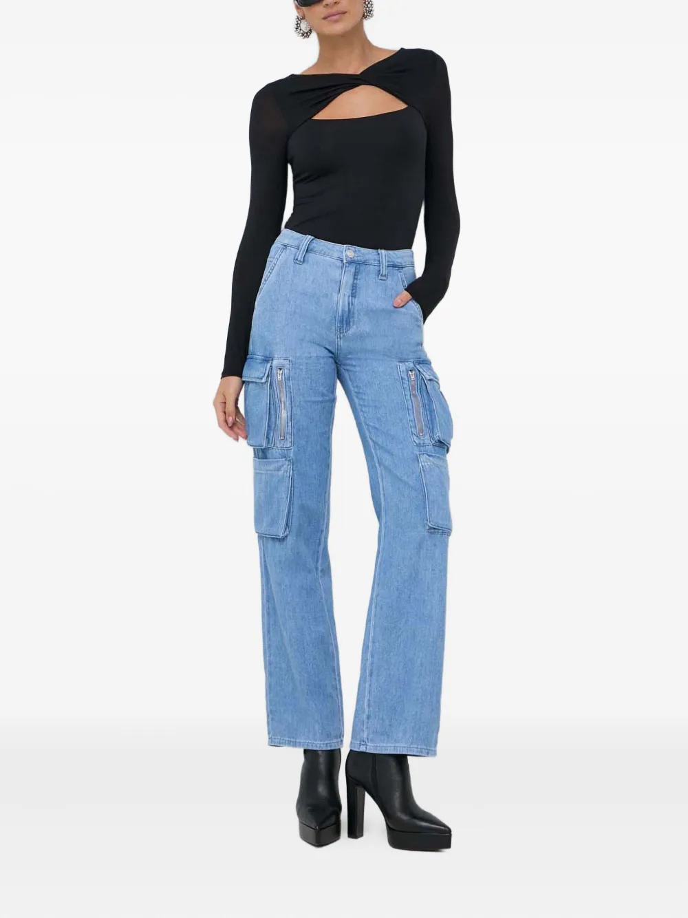 GUESS USA Jeans met cargo zak - Blauw