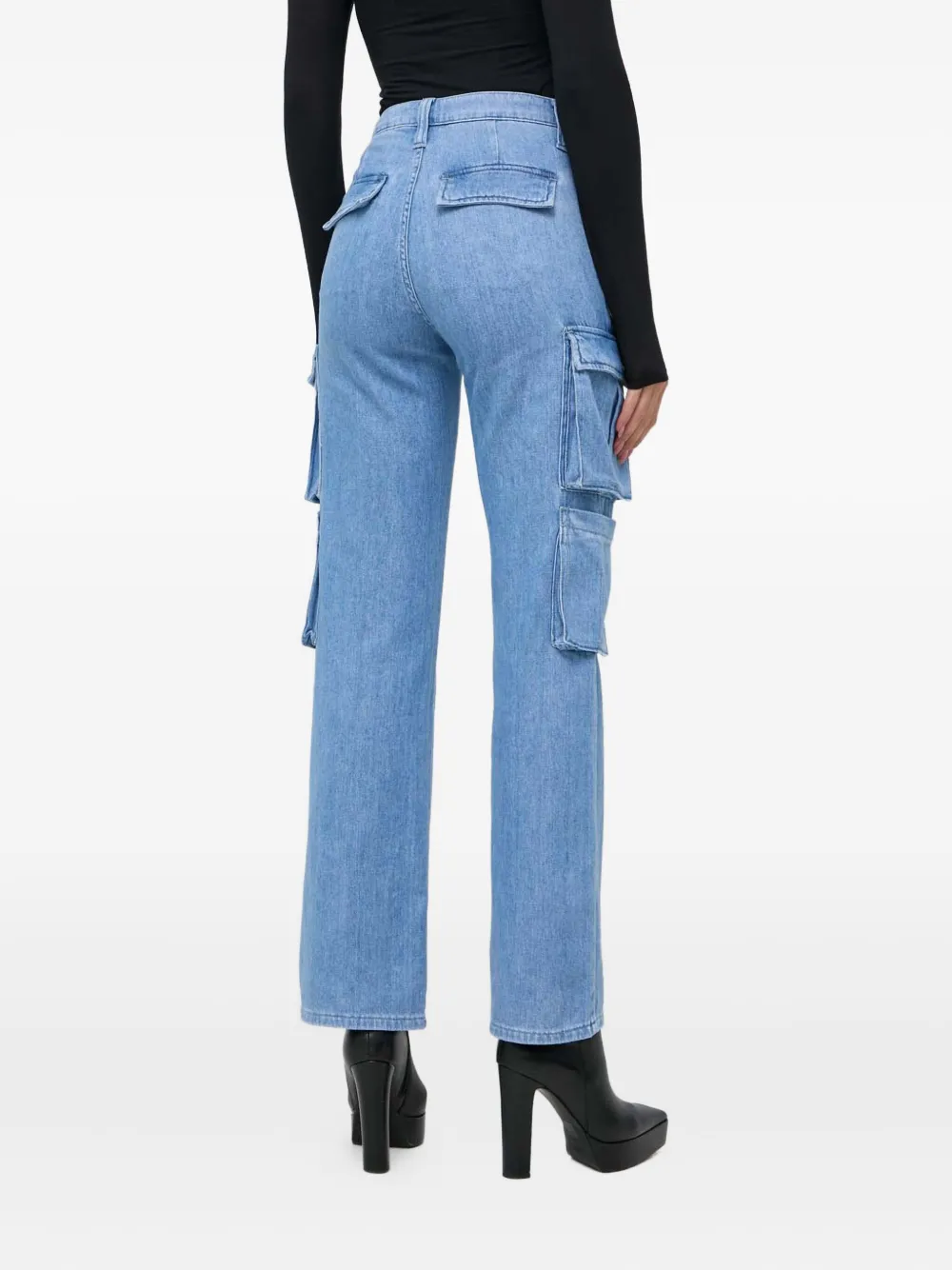 GUESS USA Jeans met cargo zak Blauw