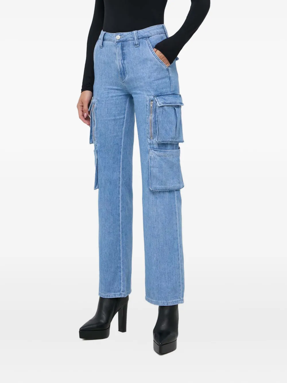 GUESS USA カーゴポケット ジーンズ - ブルー