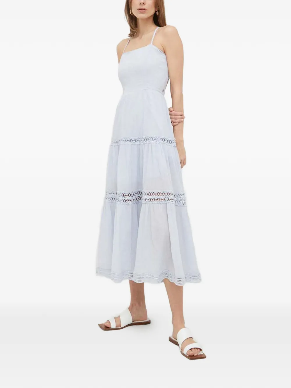 GUESS USA Jurk met kant - Blauw