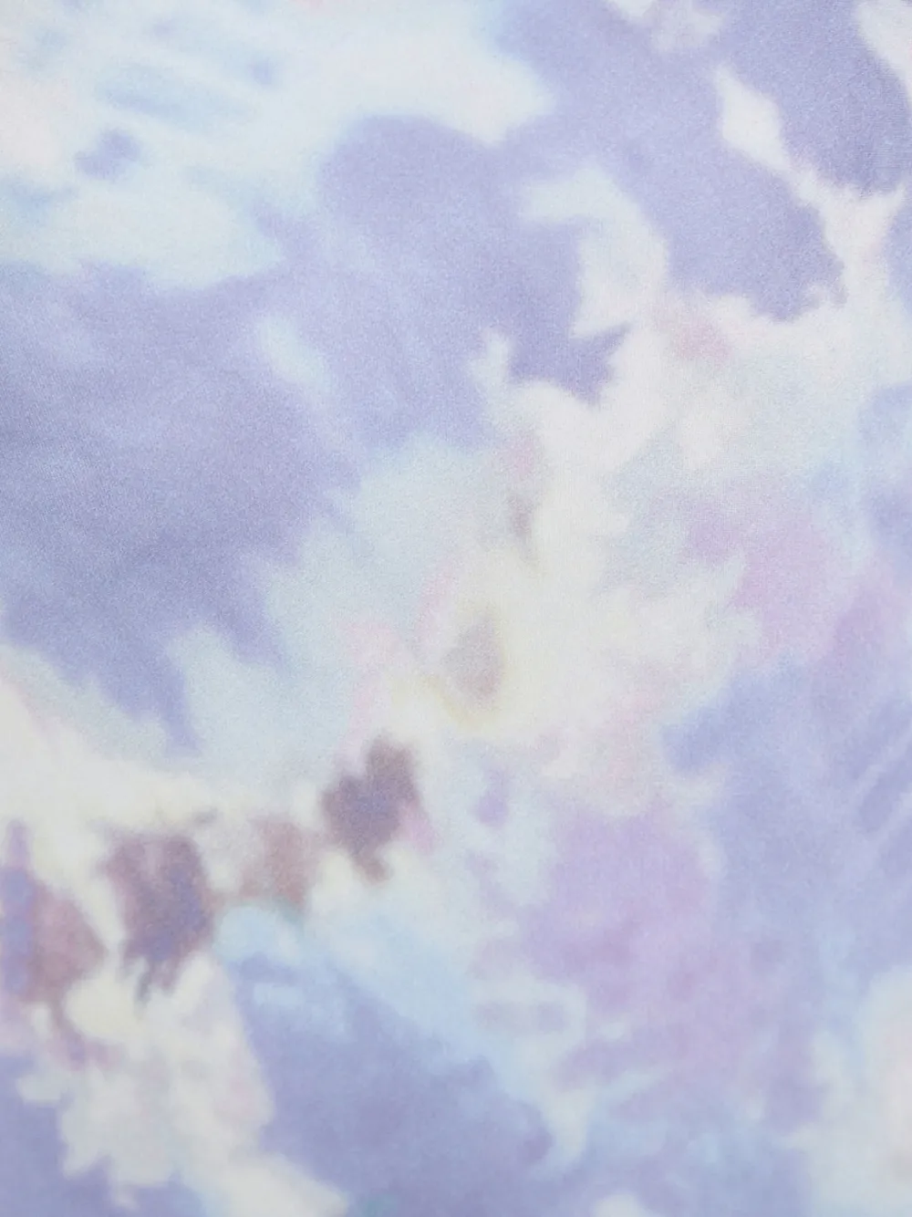 GUESS USA Jurk met col en tie-dye print Paars