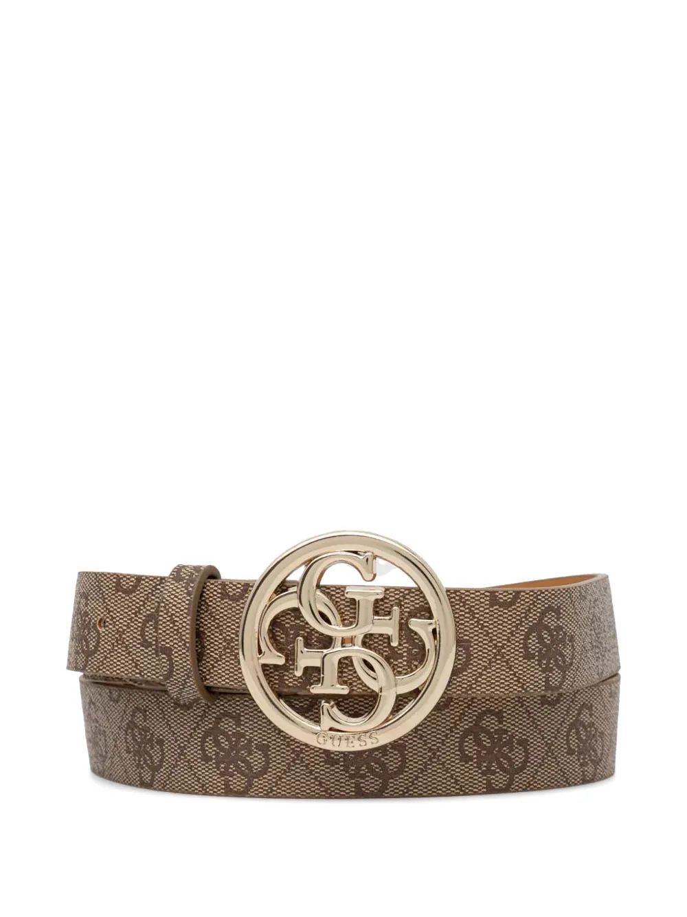 GUESS USA Riem met logo jacquard - Beige