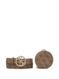 GUESS USA logo-jacquard belt - Neutrals