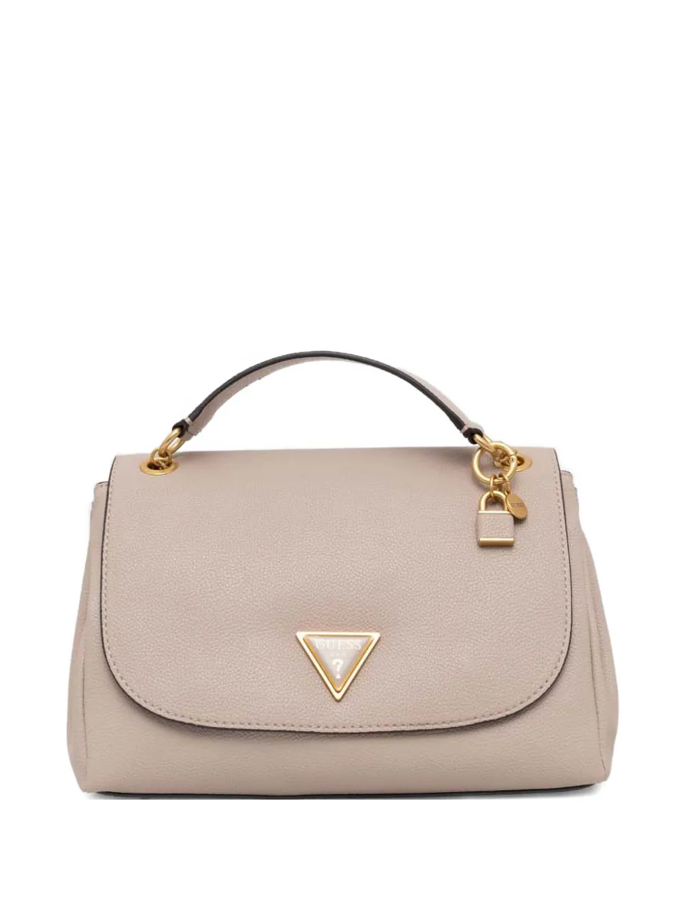Guess Usa Chain Strap Logo Crossbody In Neutral