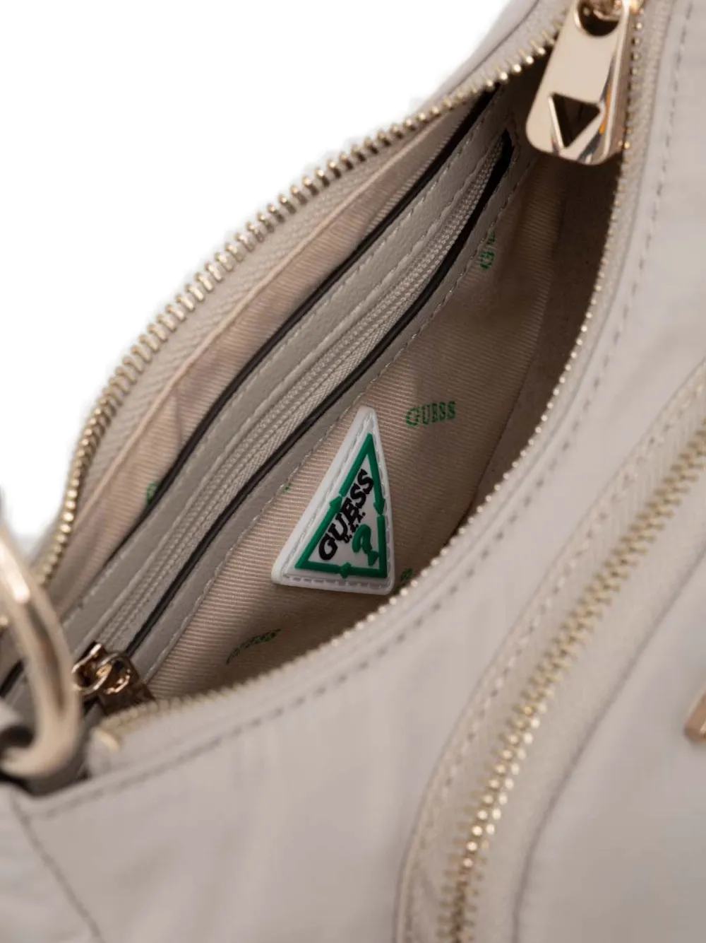 Guess Usa Mini Eco Gemma Tote Bag In Neutrals