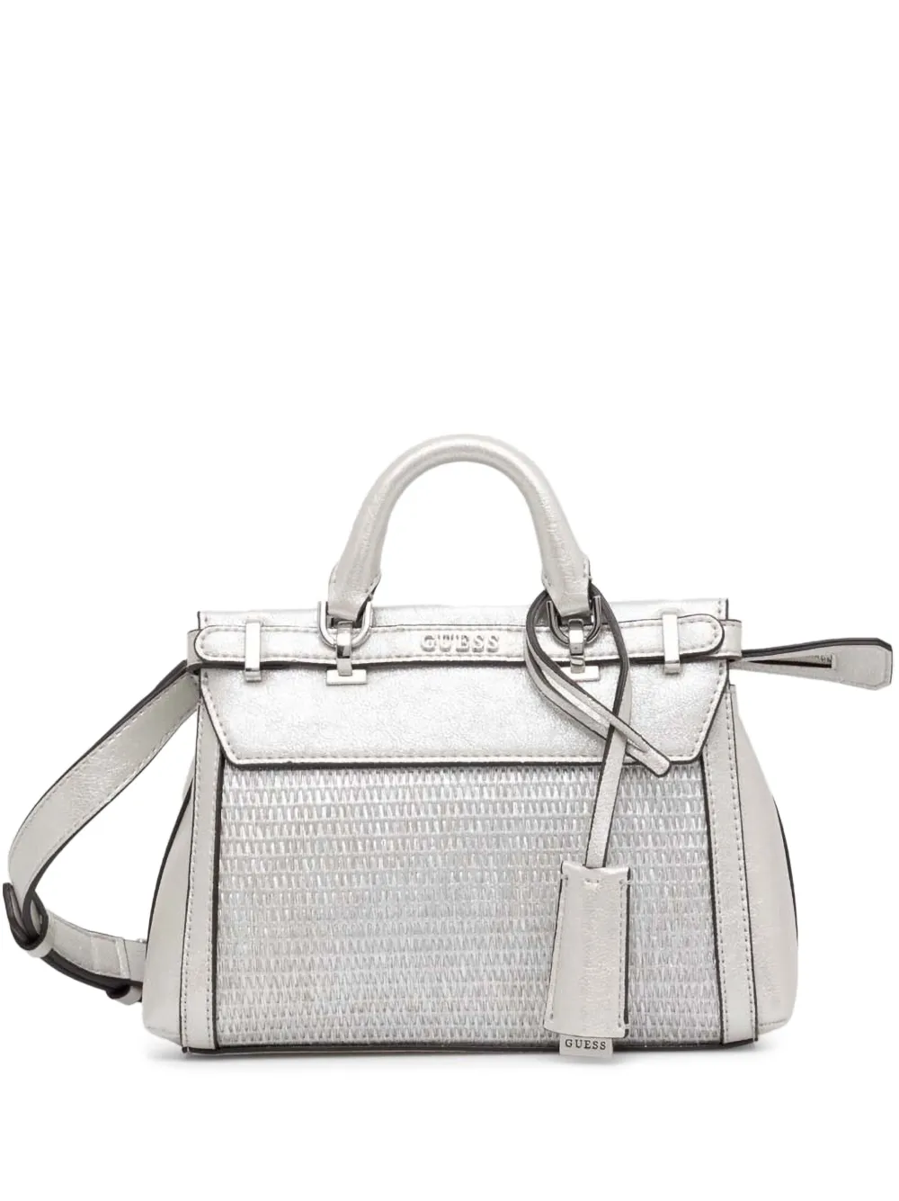 GUESS USA logo-lettering tote bag | Silver | Image 1