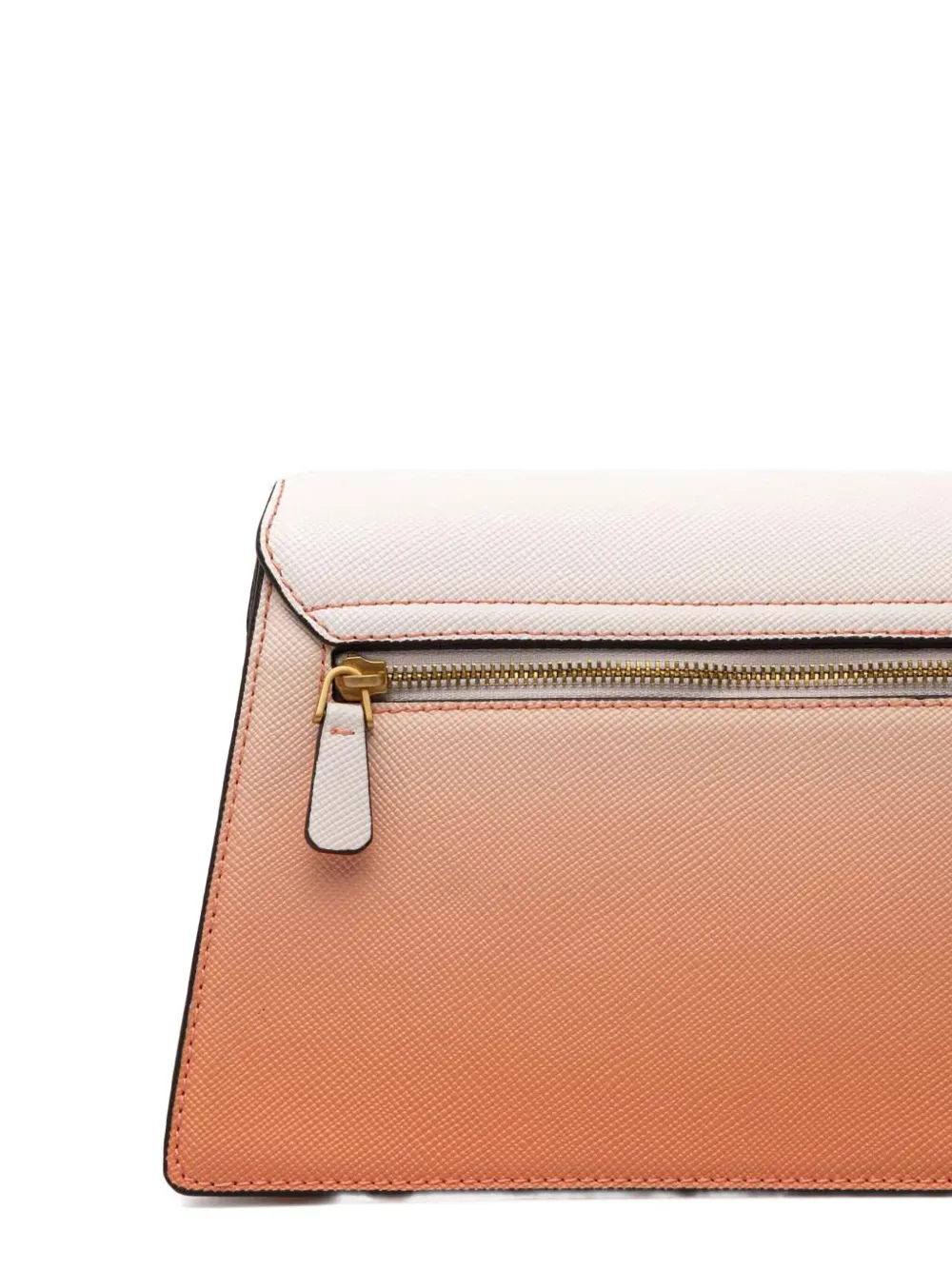 Guess Usa Gradient-effect Crossbody Bag In 橘色