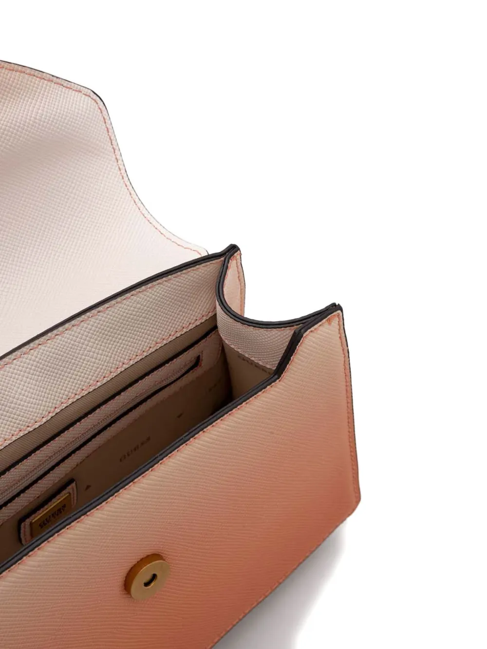 Guess Usa Gradient-effect Crossbody Bag In 橘色