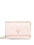 GUESS USA logo-plaque shoulder bag - Pink