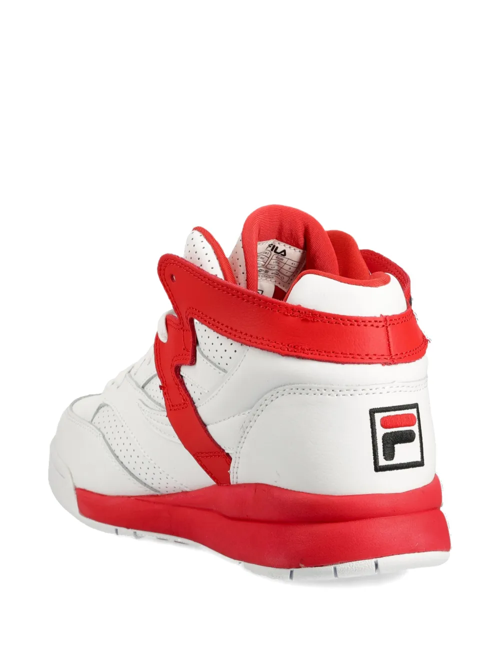 Fila M Squad Mid Sneakers In White