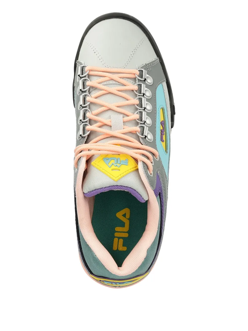 Fila Logo Lace-up Trainers In Multi