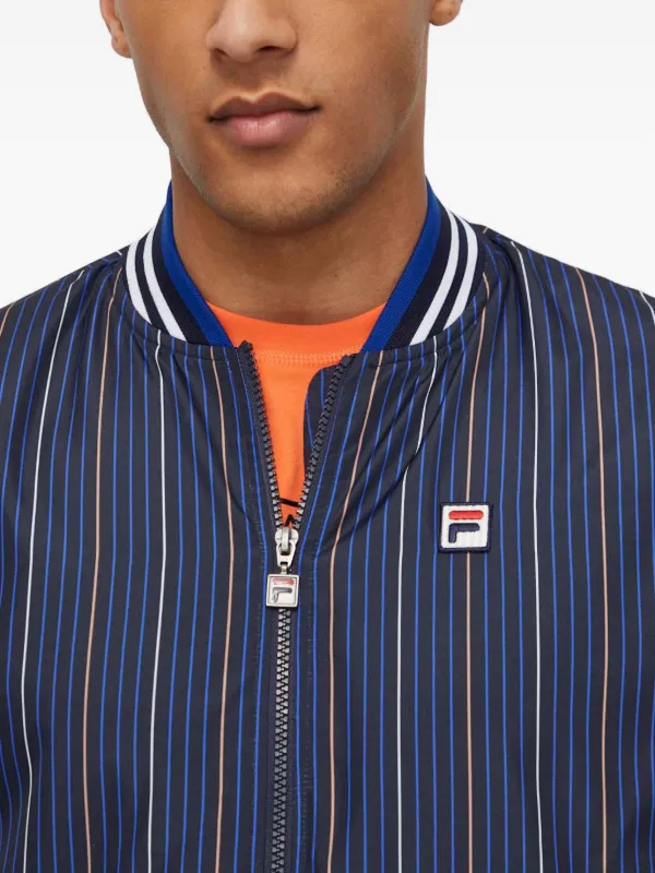 FILA ストライプ ジャケット 2XL Fila ストライプ ジャケット | ブルー | FARFETCH JP