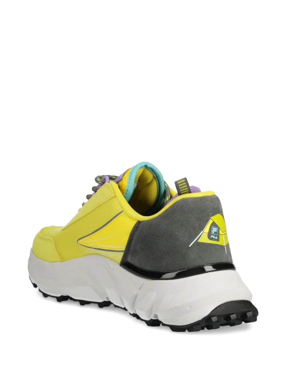 Fila Logo Patch Trainers In Multi