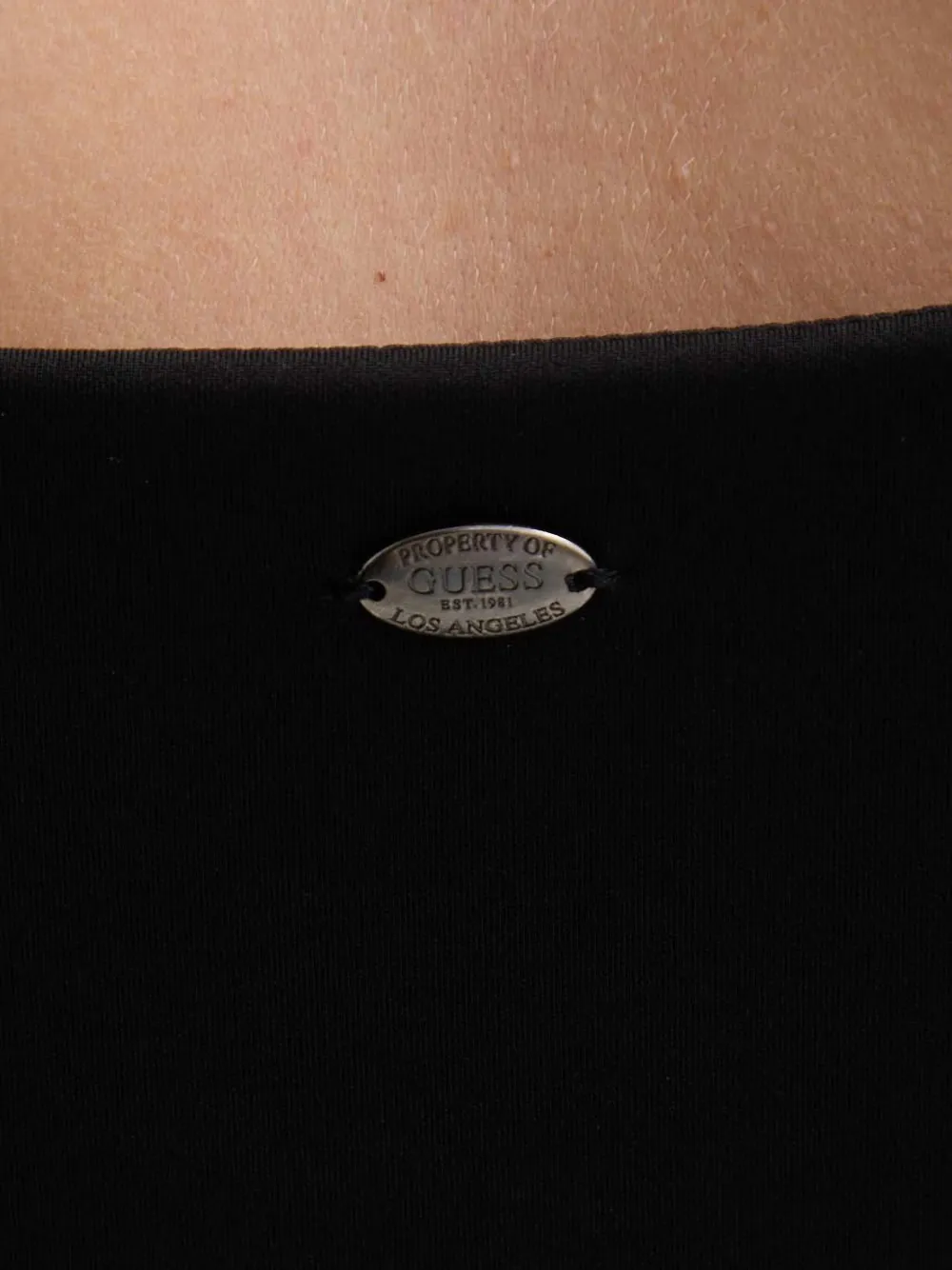 GUESS USA Jurk met vierkante hals Zwart