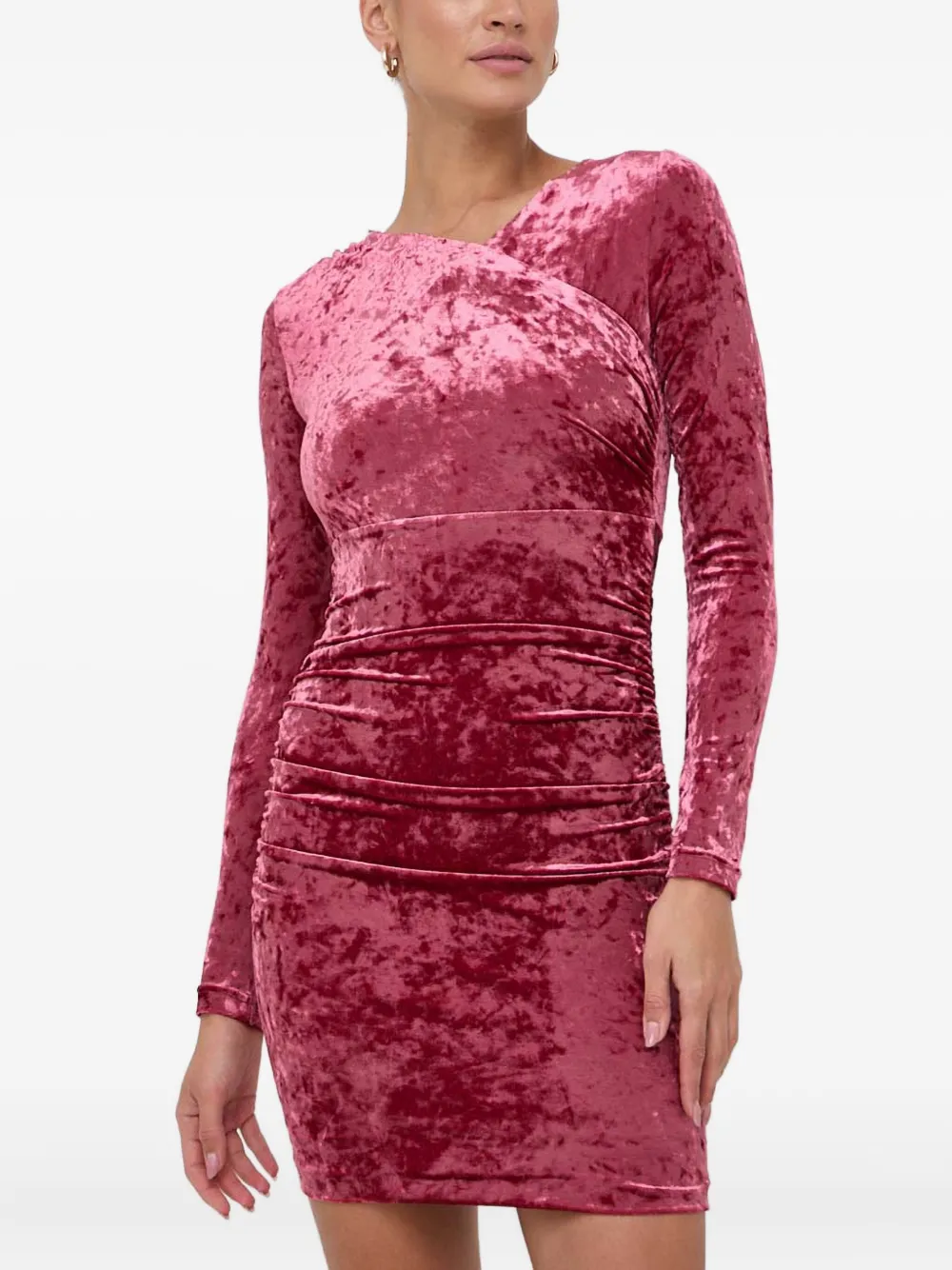 GUESS USA ロングスリーブ ドレス - レッド GUESS USA ロングスリーブ ドレス - レッド