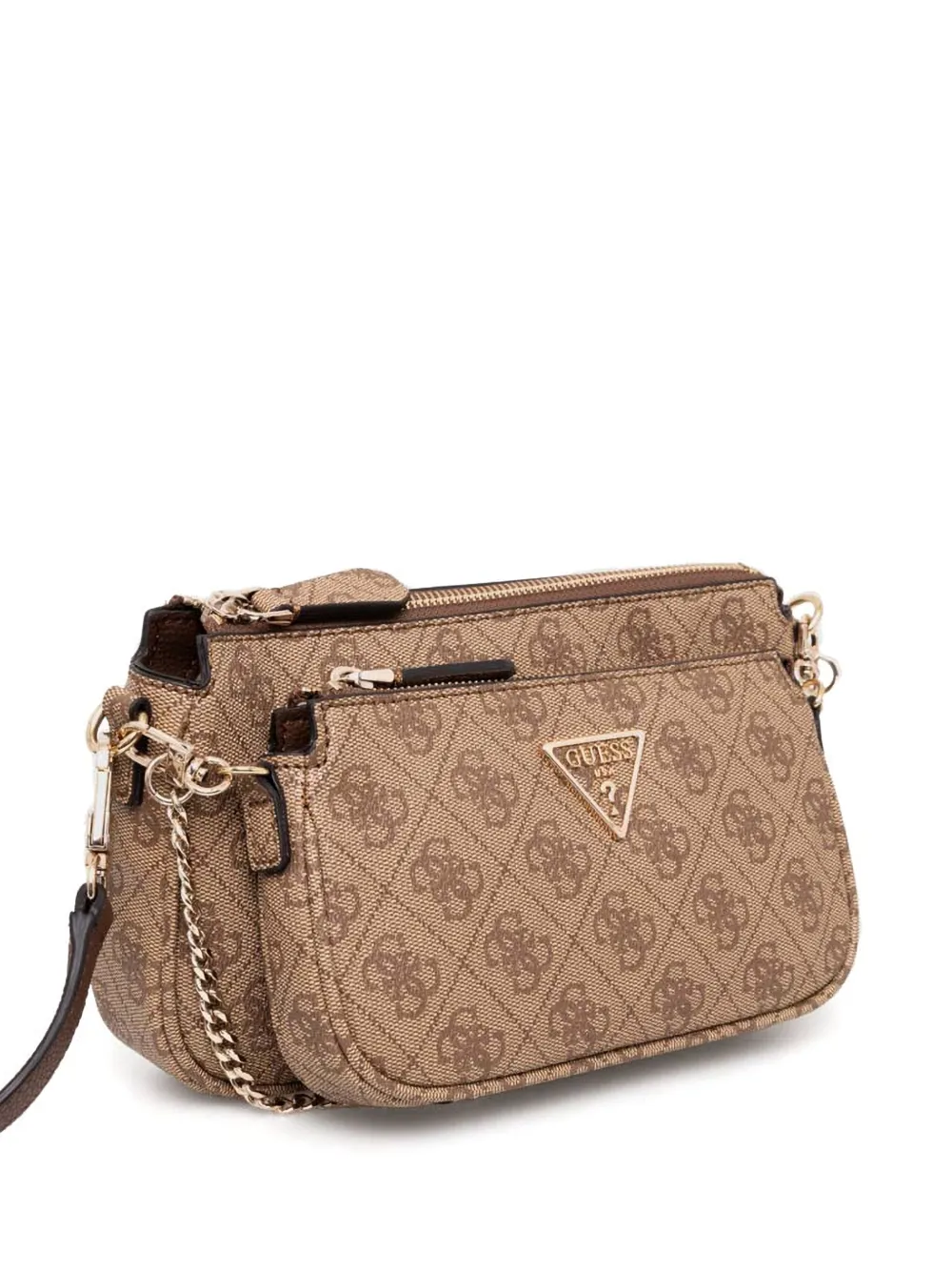 GUESS USA Noelle kleine crossbodytas Beige