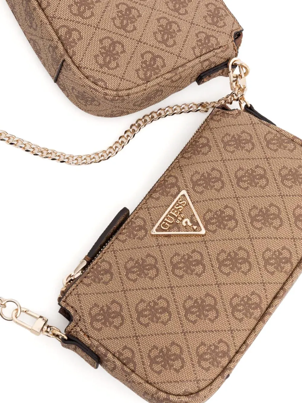 GUESS USA Noelle kleine crossbodytas Beige