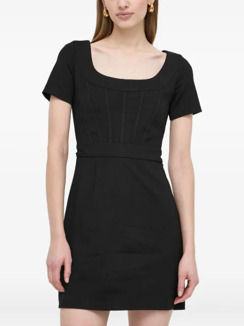GUESS USA panelled square neck dress