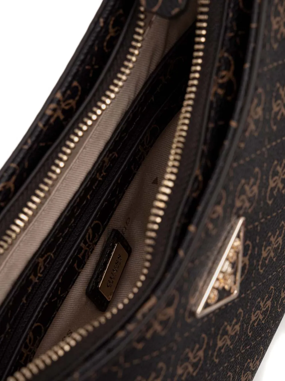 GUESS USA Noelle schoudertas Bruin
