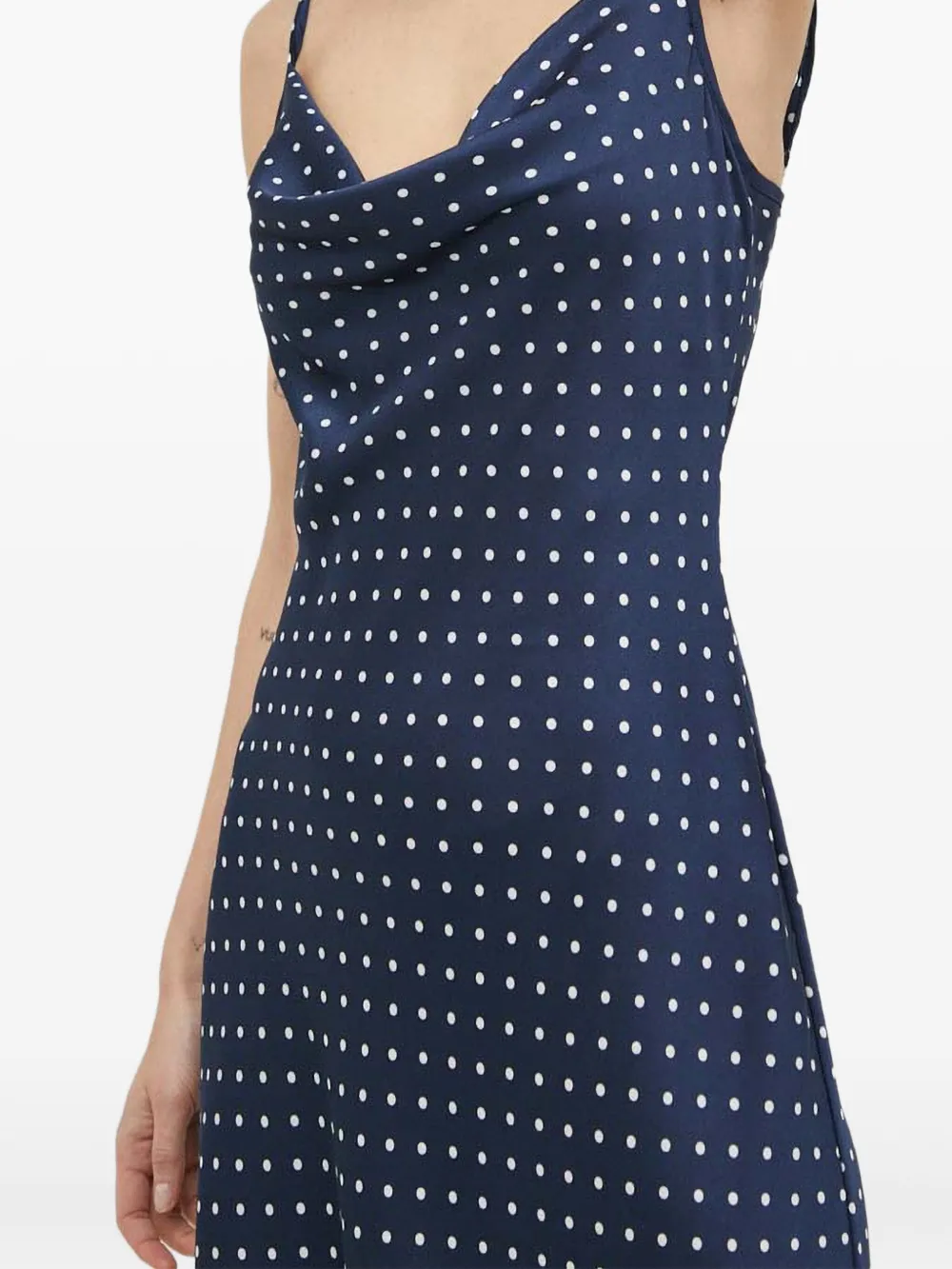 GUESS USA Jurk met stippen - Blauw