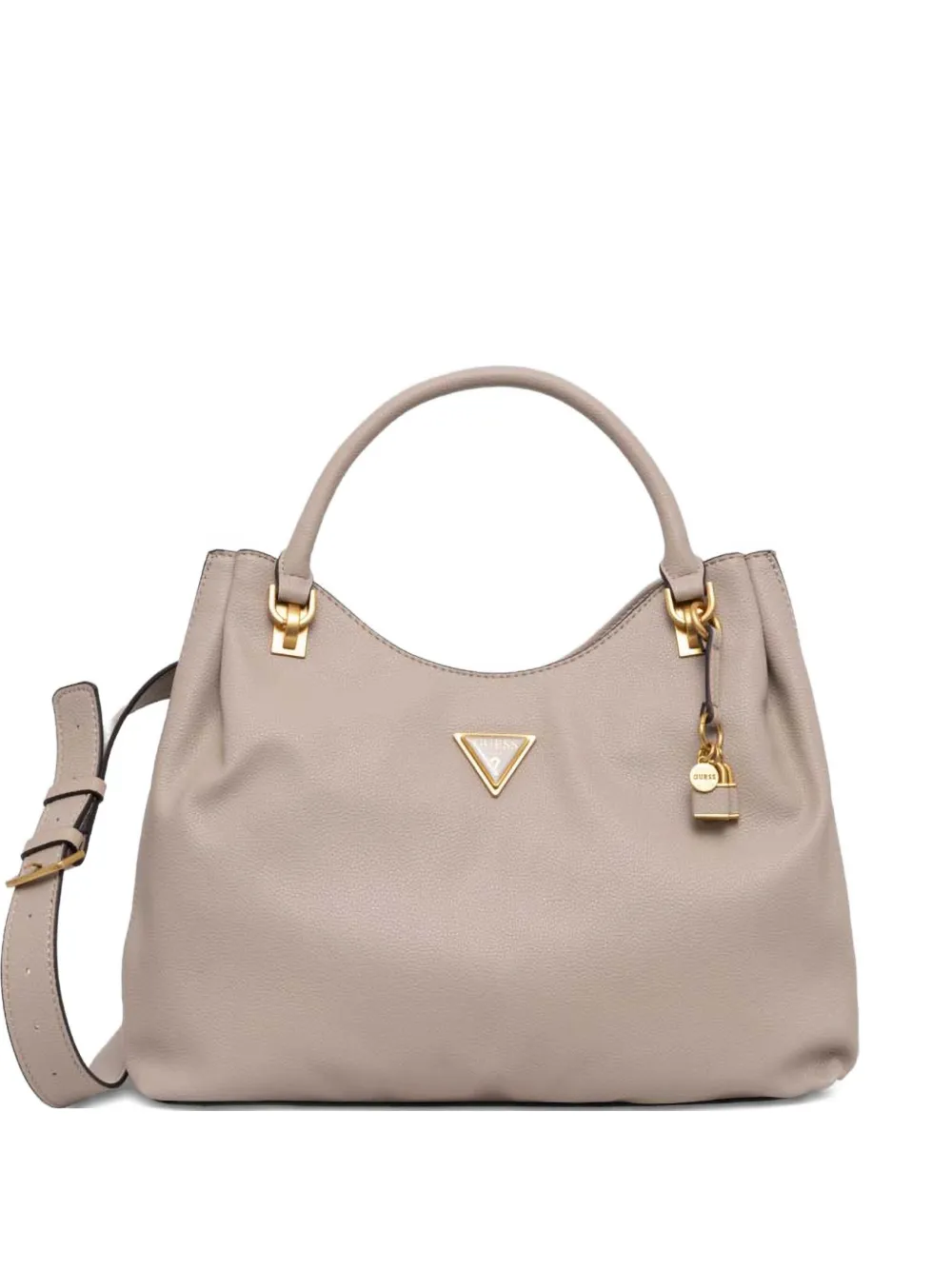 Guess Usa Padlock Detail Tote Bag In Gold