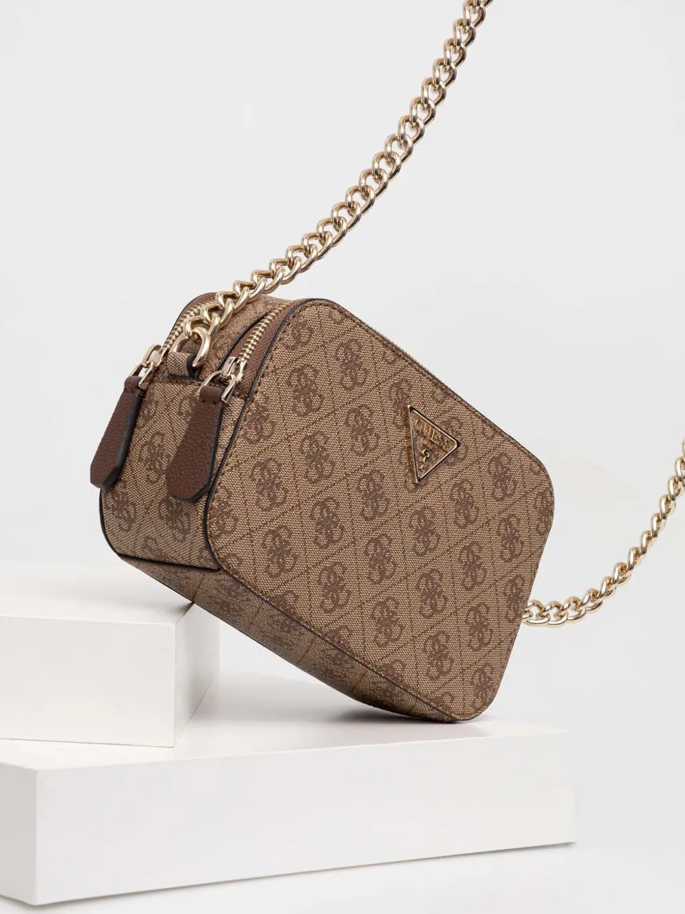 GUESS USA Noelle boekentas Bruin