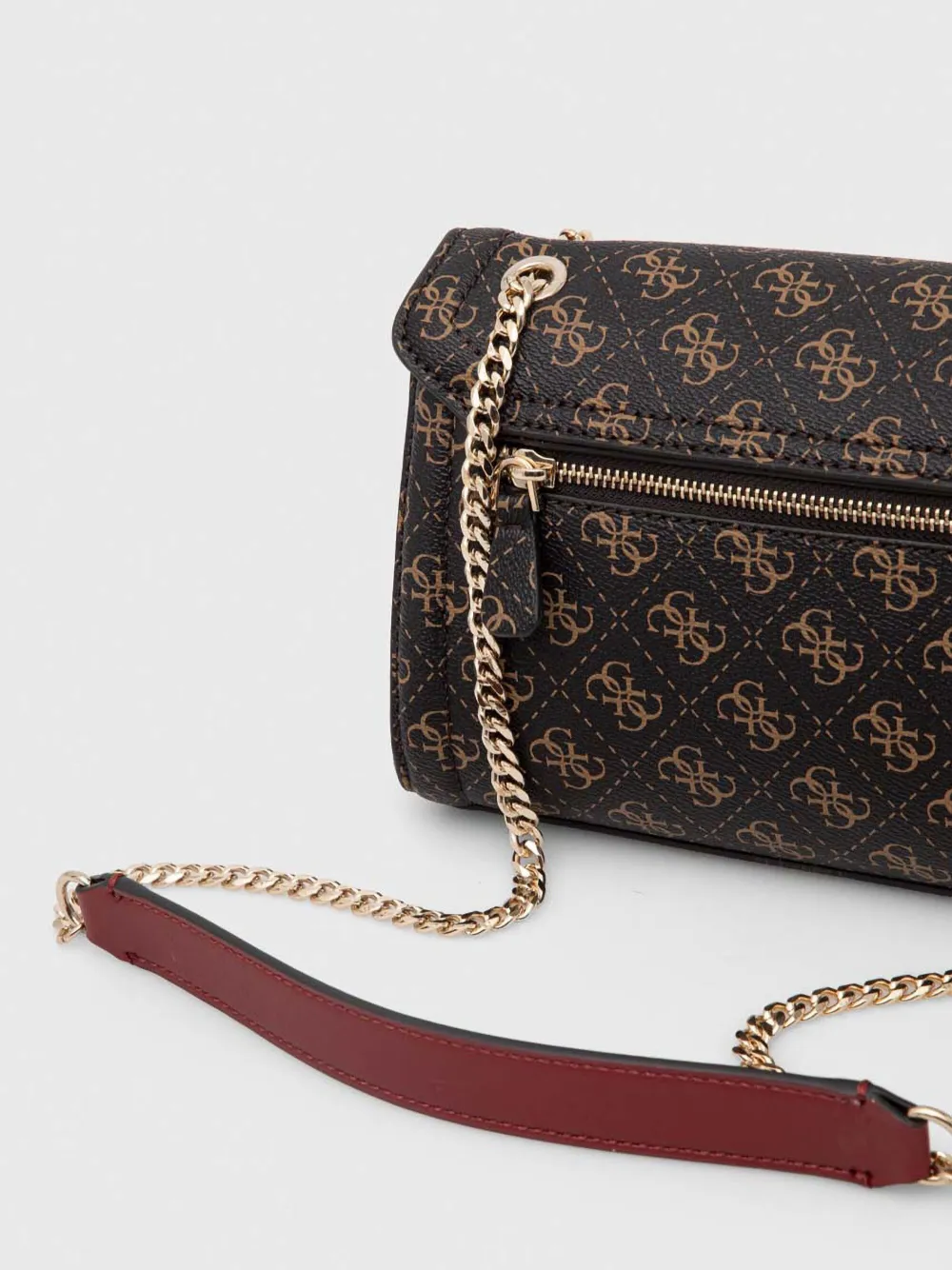 GUESS USA Noelle crossbodytas Bruin