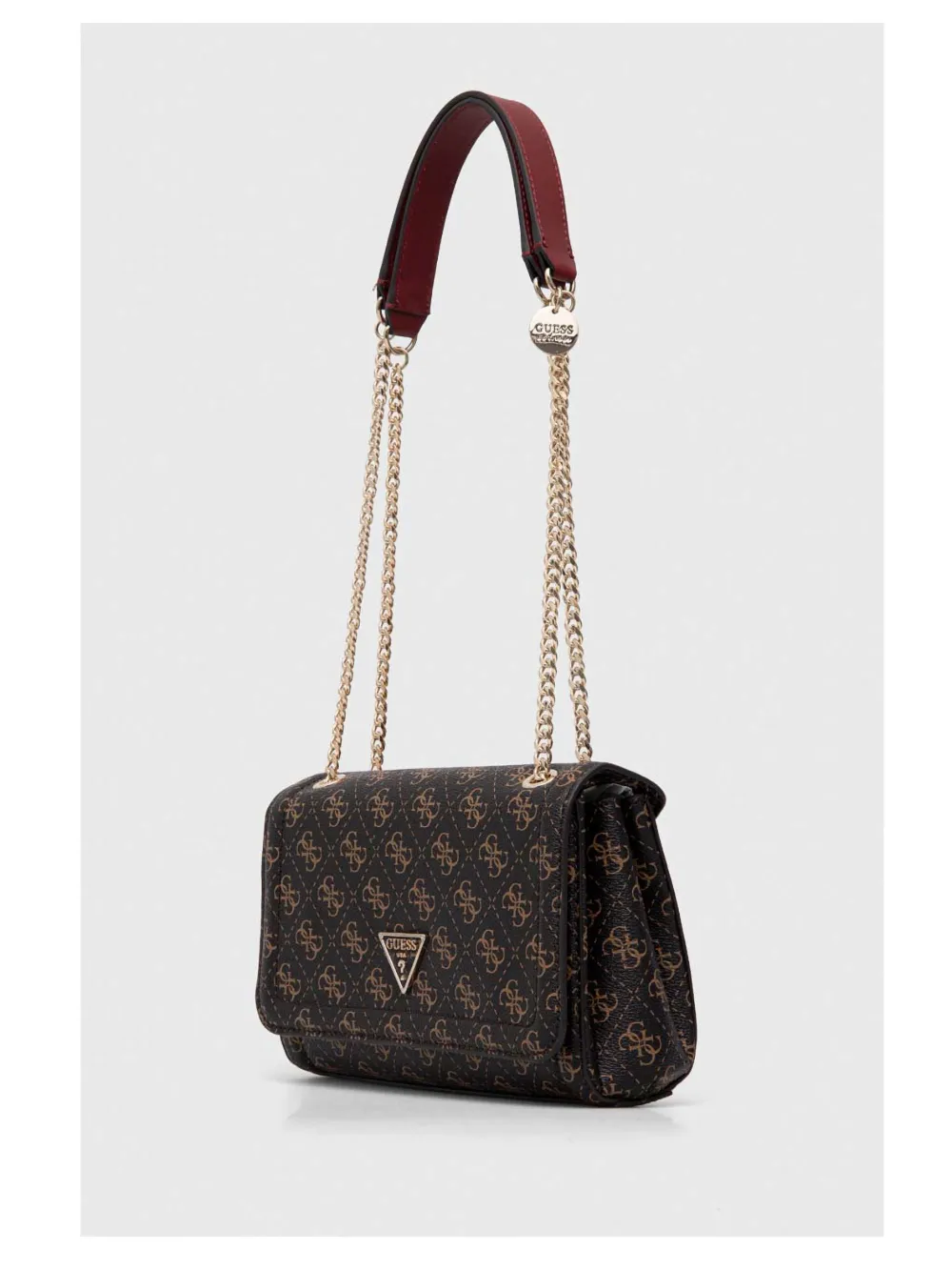 GUESS USA Noelle crossbodytas Bruin