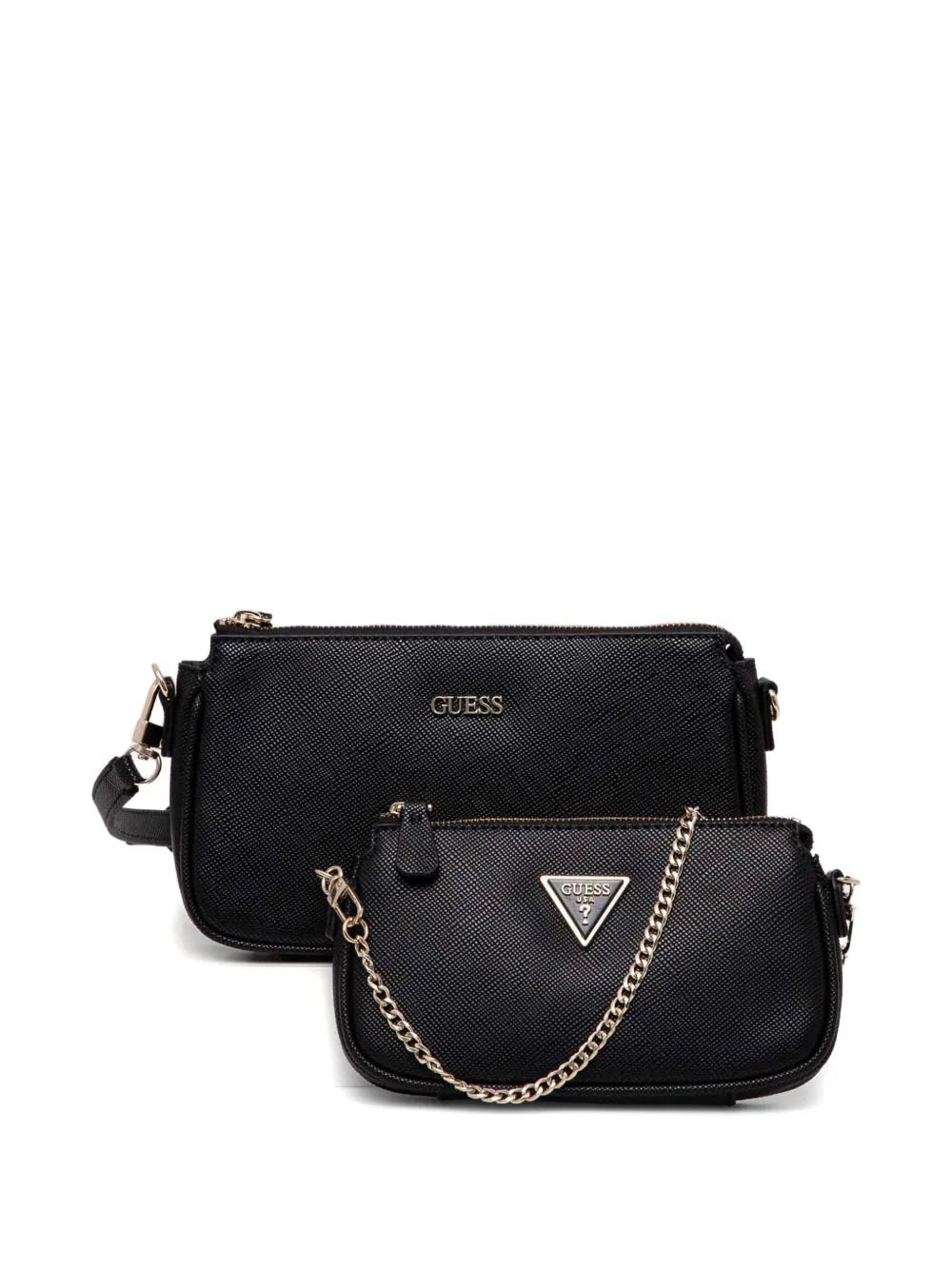 GUESS USA Crossbodytas met logoplakkaat Zwart