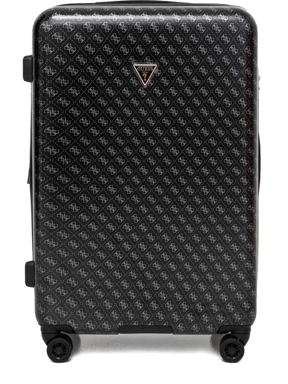 Guess Usa Jesco Trolley Suitcase In Black