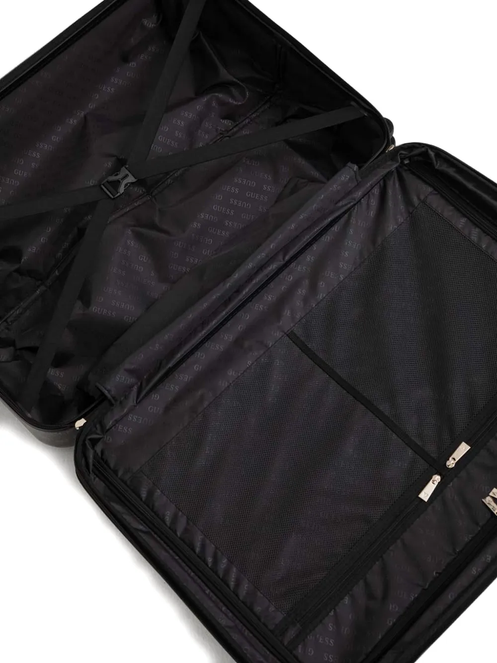 Guess Usa Jesco Trolley Suitcase In Black
