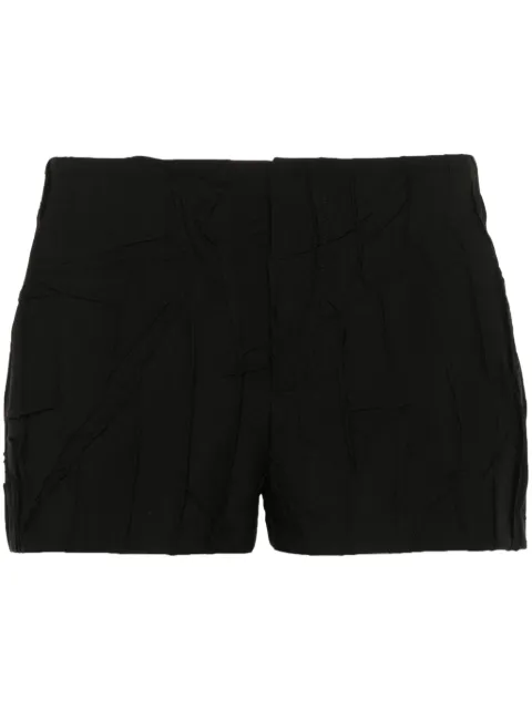 Blumarine shorts con efecto arrugado