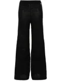 TWINSET pointelle-knit palazzo pants - Black