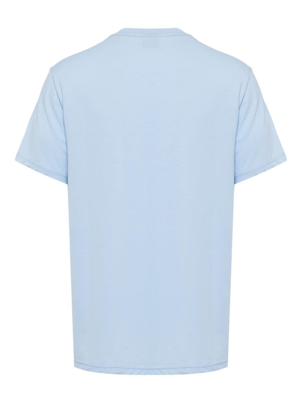 Image 2 of HUGO logo-print cotton T-shirt