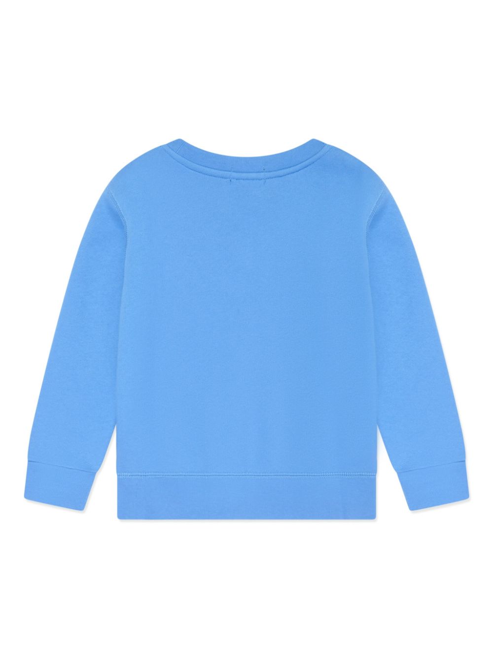 Shop Ralph Lauren Polo Pony Crew-neck Sweatshirt In Blau