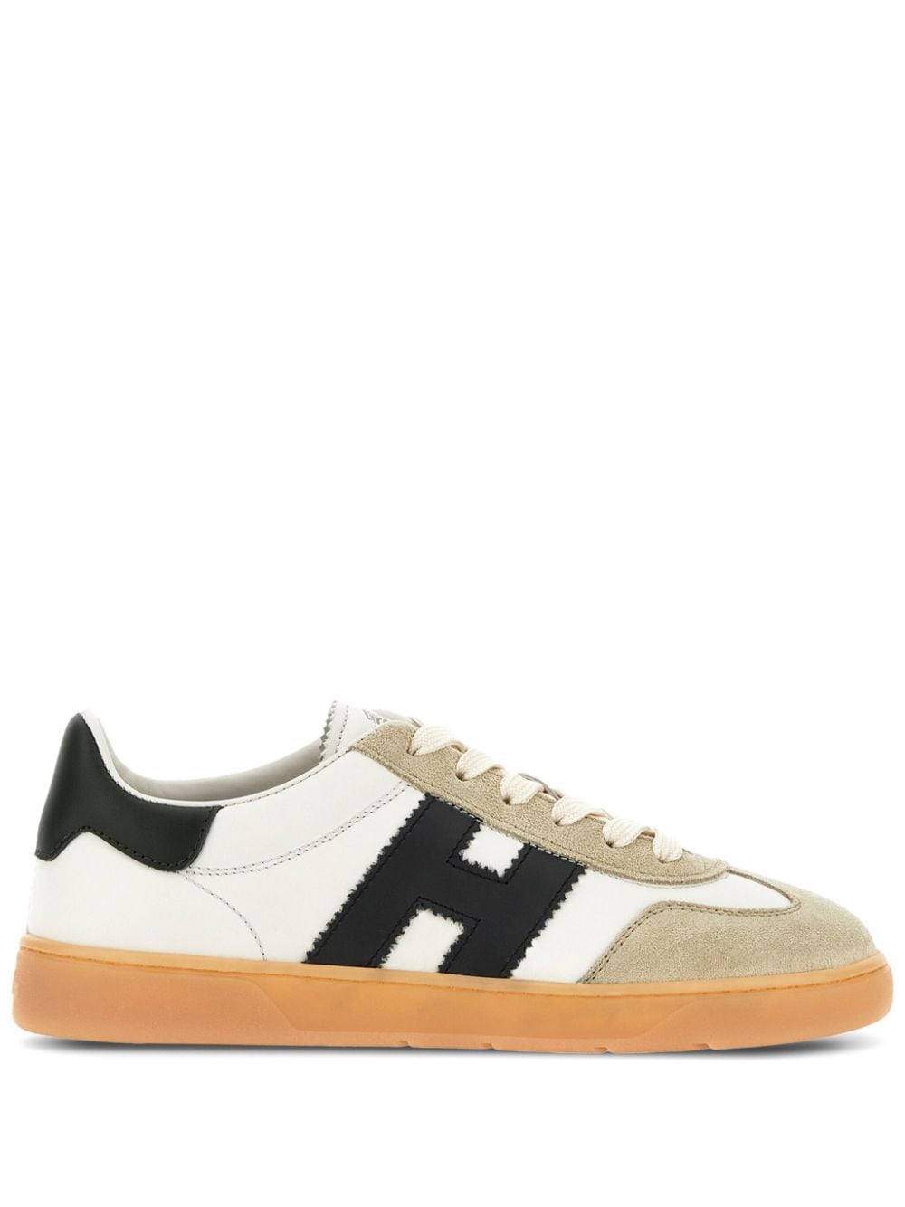 Hogan Cool Lace-up Leather Sneakers In Neutral